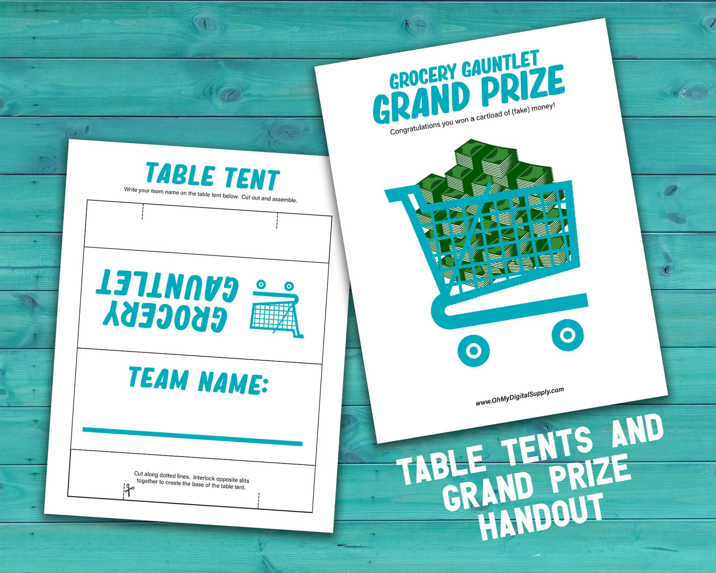 Grocery Gauntlet Decision Quest Group Team Building Activity and Icebreaker game.