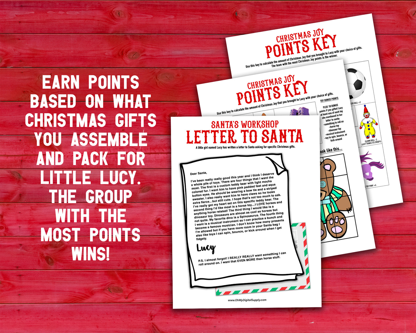 Work on team building with Santa's Workshop...a ready to print Christmas themed group icebreaker activity. Communication and team decision-making are required as teams navigate through a multi-round themed scenario.