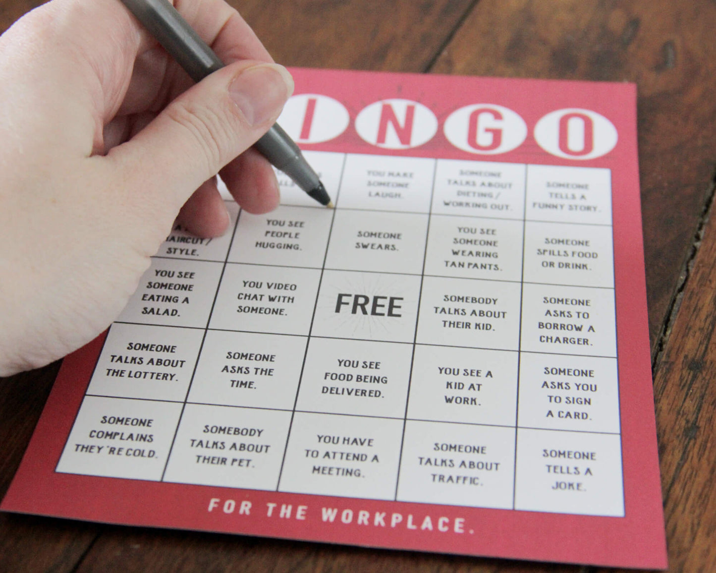 Workplace BINGO Printable Office Activity and Icebreaker Game for a Fun Staff Competition