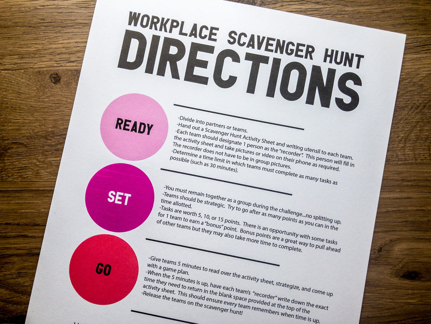 Valentine's Day Workplace Scavenger Hunt Printable Team Building Activity, Office Party Game, and Group Icebreaker