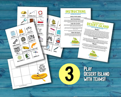 Workplace Group Games BUNDLE of Printable Team Building Activities & Staff Icebreaker Games