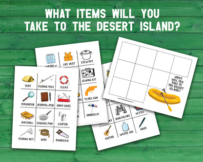 Desert Island Decision Quest Group Team Building Activity and Icebreaker game.