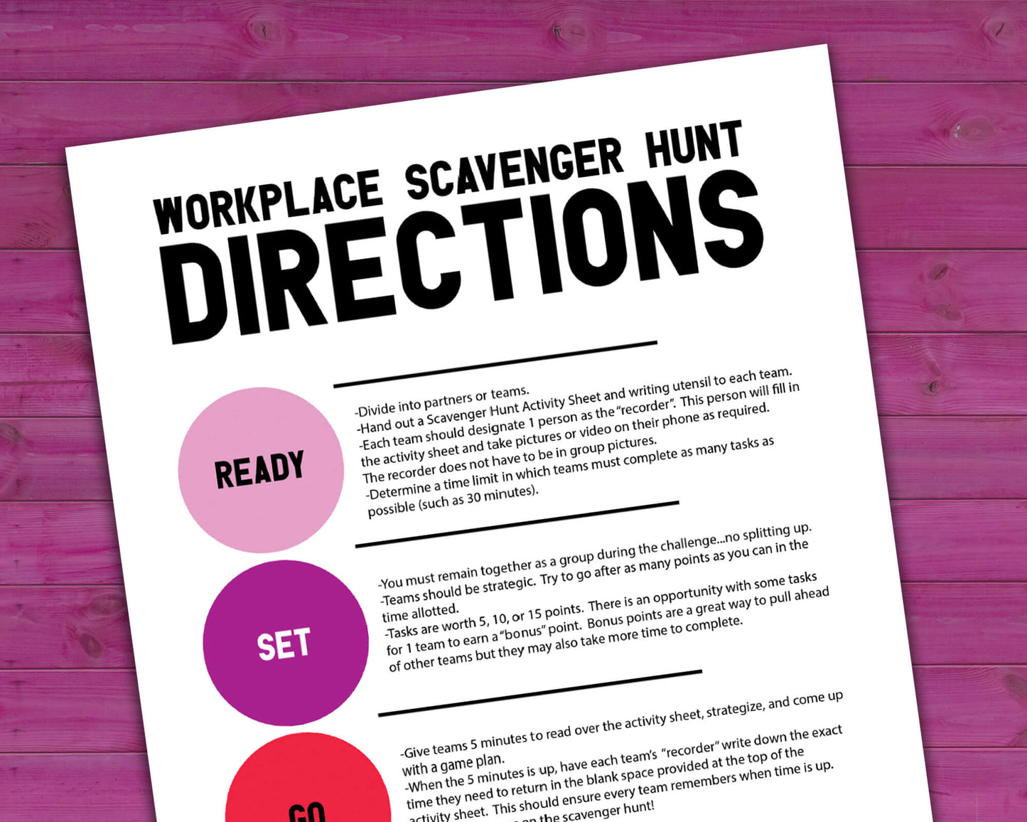 Valentine's Day Workplace Scavenger Hunt Printable Team Building Activity, Office Party Game, and Group Icebreaker