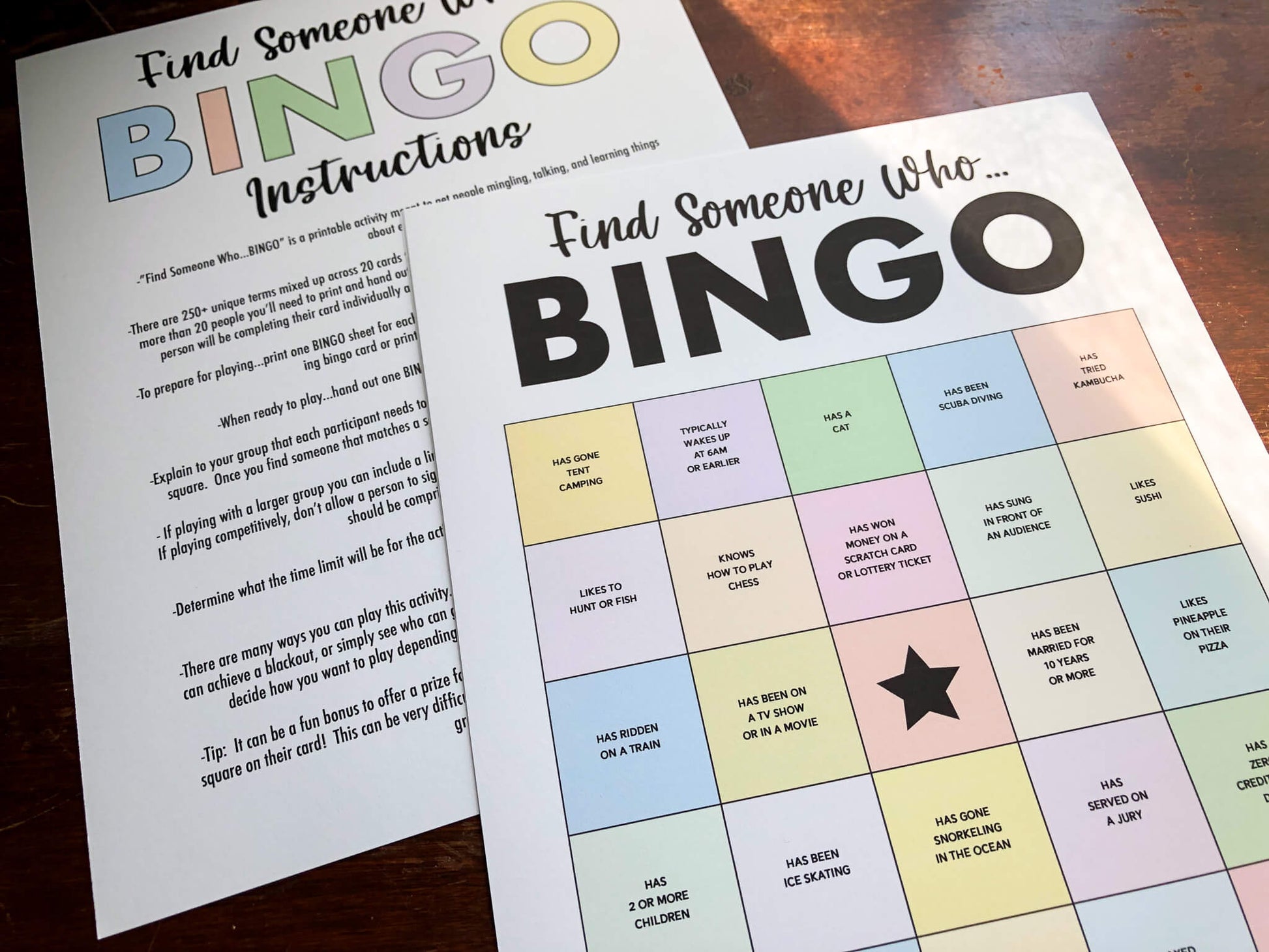 Find Someone BINGO Printable Group Icebreaker Activity, Human BINGO Ge – Oh My! Digital Supply find-someone-bingo-printable-group-icebreaker-activity-human-bingo-ge-oh-my-digital-supply