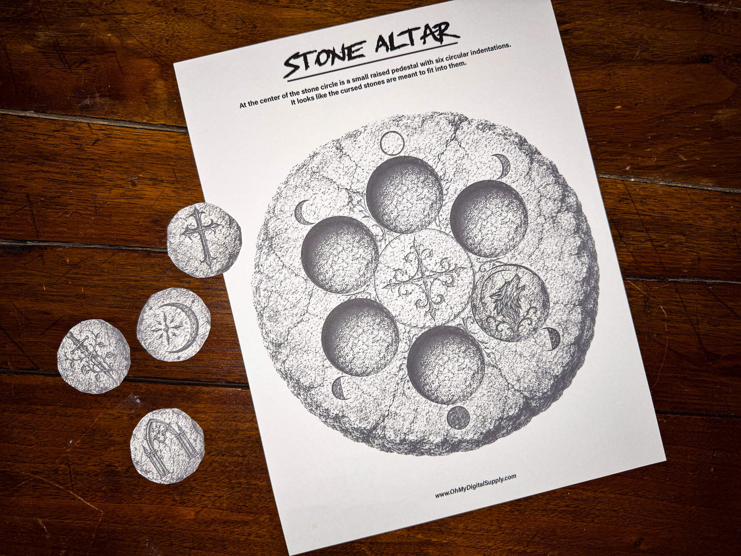 A printable Halloween escape room game called Blood Moon Rising with various puzzle sheets, story sheets, instructions, and facilitator guide all in printable PDF format. A 30 minute group activity for team-building or use as an icebreaker game.