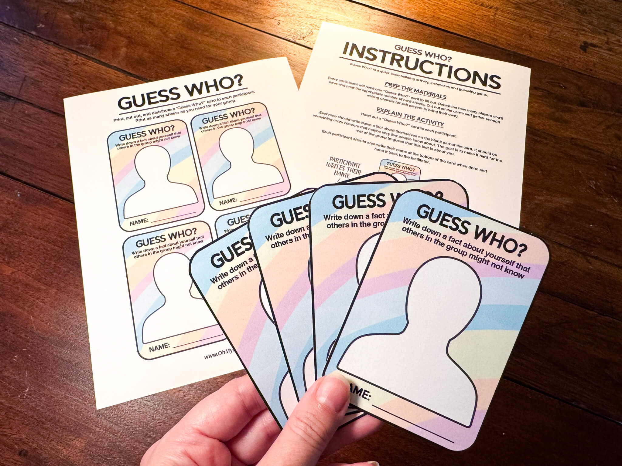 Guess Who? Quick Group Team Building Activity & Icebreaker Game – Oh My ...
